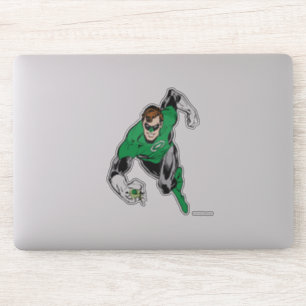 Sticker Mouche de lanterne verte en avant