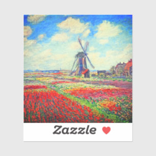 Sticker Moulin à vin Monet Tulips