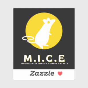 Sticker Mountaineer improvisation comédie Ensemble Vinyl S