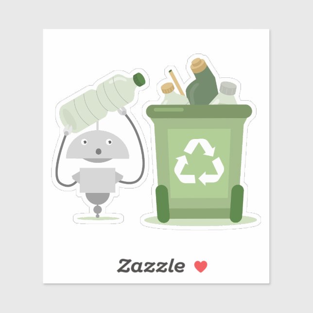 Sticker Moyens de recyclage (Feuille)