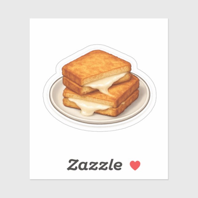 Sticker Mozarella en Carrozza (Feuille)