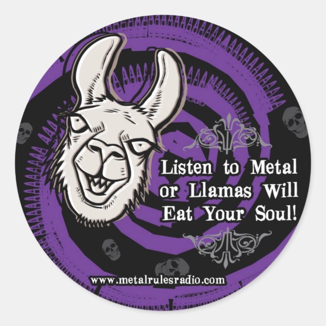 Sticker MRR Llama (Devant)