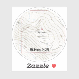Sticker Mt Evans Colorado Fourteener