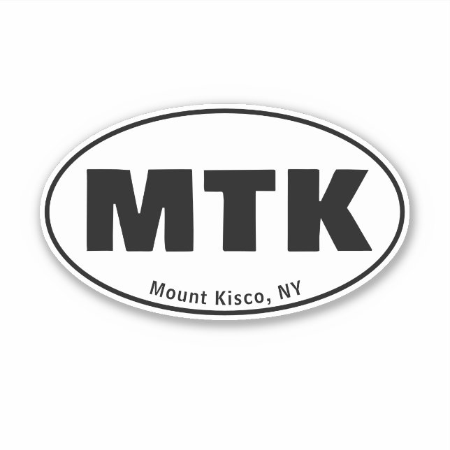 Sticker - MTK - Mount Kisco, NY (Devant)