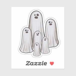 Sticker Multiple fantômes halloween