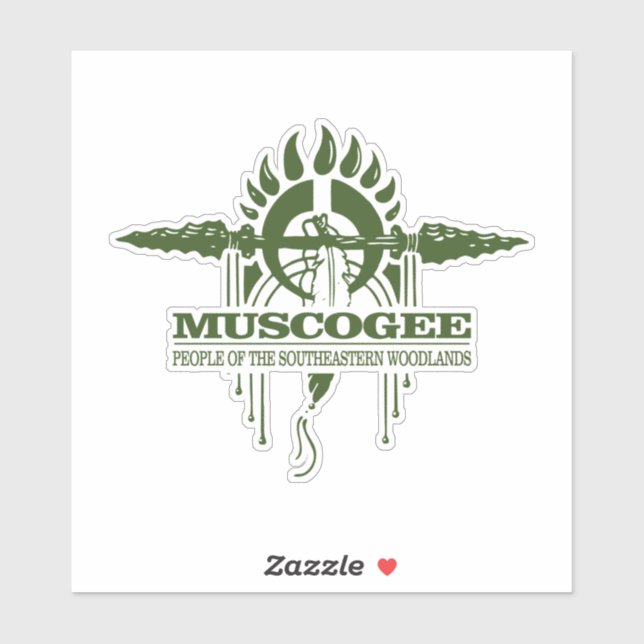 Sticker Muscogee 2o (Feuille)