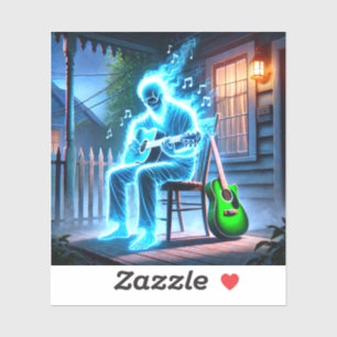 Sticker Musicien fantôme