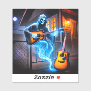Sticker Musicien fantôme