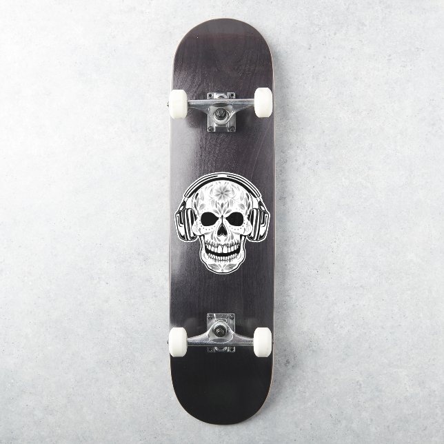 Sticker Musique casque (Skateboard)