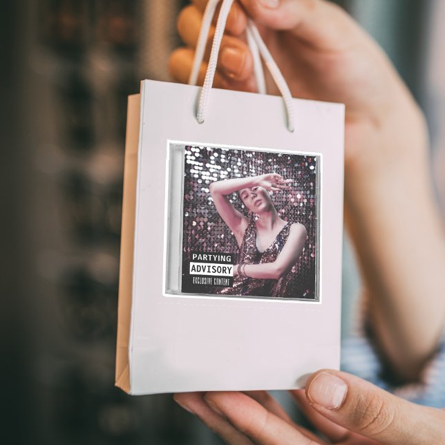 Sticker Musique CD Coque Album Couverture Anniversaire (Music CD Case Album Cover Birthday Party Sticker
)