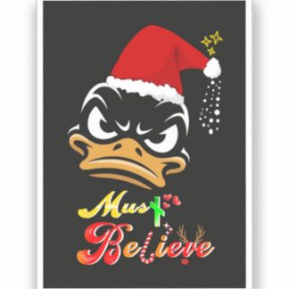 Sticker Must Believe Christmas