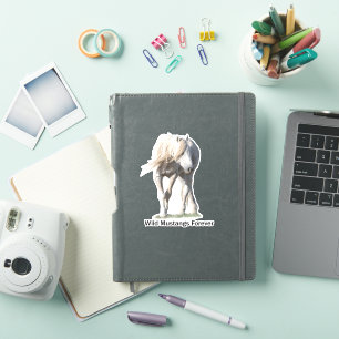Sticker Mustangs sauvages pour un vieil homme