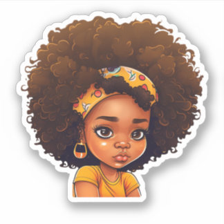 Sticker My Afro - Cheveux Naturels - Cadeau Afrocentrique