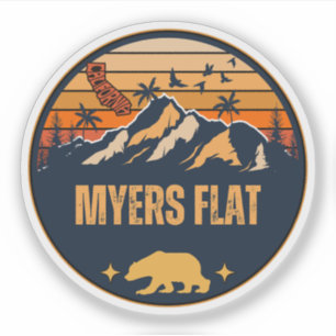 Sticker Myers Flat, Californie