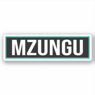 Sticker Mzungu
