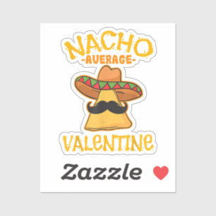 Sticker Nacho Moyenne Valentine Couple Mexicain Valentin