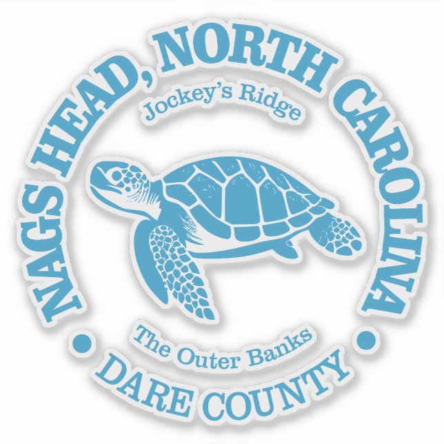 Sticker Nags Head (tortue de mer) (Devant)