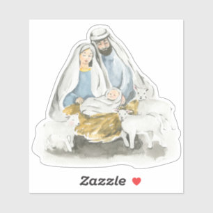 Sticker Naissance de Jésus Noël