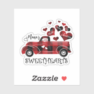 Sticker Nana Sweethearts Camion Mike Vivian Lily Christian