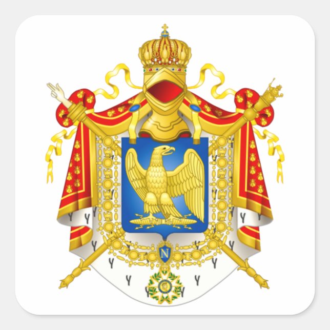 Sticker Napoléon de la côte des armes (Devant)
