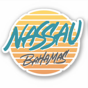Sticker Nassau Bahamas