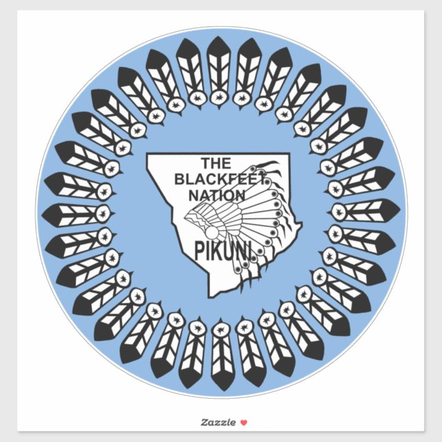 Sticker Nation Blackfoot (Feuille)
