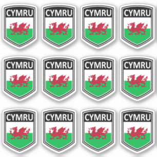 Sticker National - Cymru