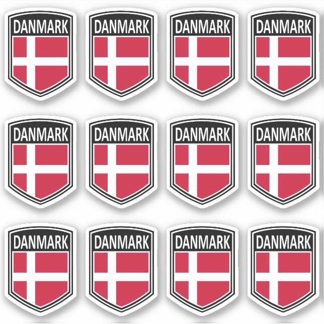 Sticker National - Danmark (Devant)
