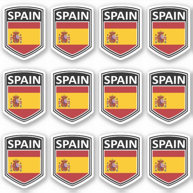 Sticker National - Espagne (Devant)