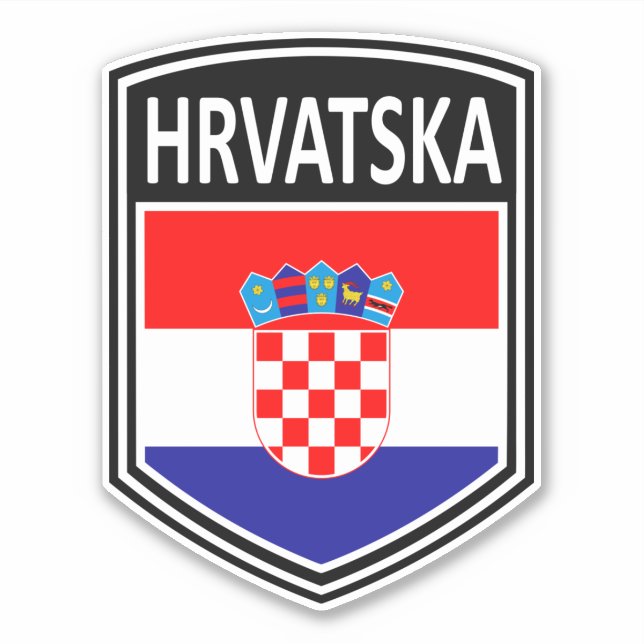 Sticker National - Hrvatska (Devant)