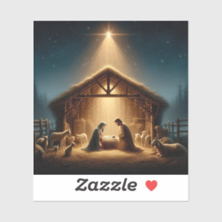 Sticker Nativity