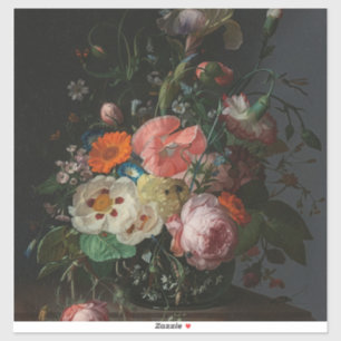Sticker Nature morte de maître hollandais vintage Rachel R