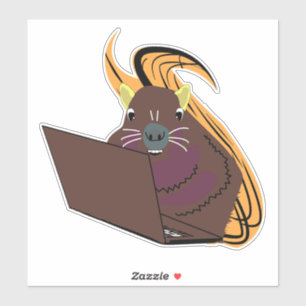 Sticker Naughty Squirrel #102