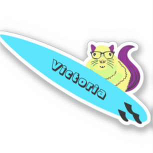 Sticker Naughty Squirrel #1687 Surf