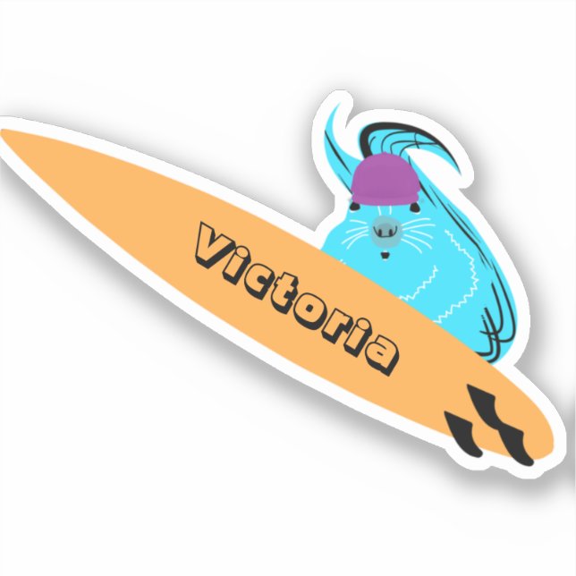 Sticker Naughty Squirrel #1959 Surf (Recto)