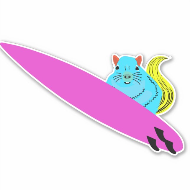 Sticker Naughty Squirrel #204 (Devant)