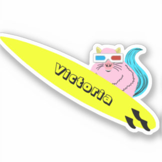Sticker Naughty Squirrel #2283 Surf
