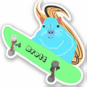 Sticker Naughty Squirrel #430 Brett Skateboard