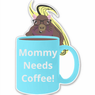 Sticker Naughty Squirrel #524 Coffee Cup