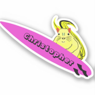 Sticker Naughty Squirrel #527 Surf