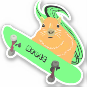Sticker Naughty Squirrel #533 Brett Skateboard