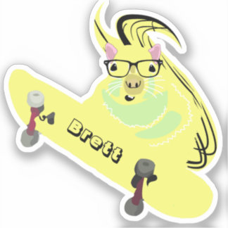 Sticker Naughty Squirrel #563 Brett Skateboard