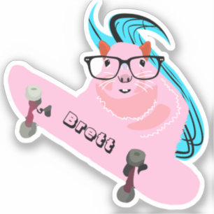 Sticker Naughty Squirrel #633 Brett Skateboard