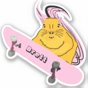 Sticker Naughty Squirrel #734 Brett Skateboard