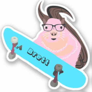Sticker Naughty Squirrel #746 Brett Skateboard