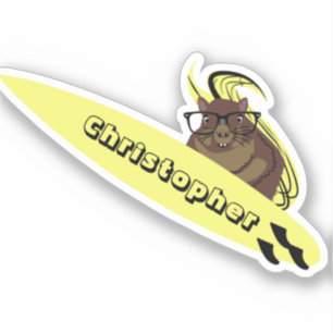 Sticker Naughty Squirrel #768 Surf