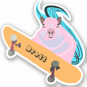 Sticker Naughty Squirrel #876 Brett Skateboard