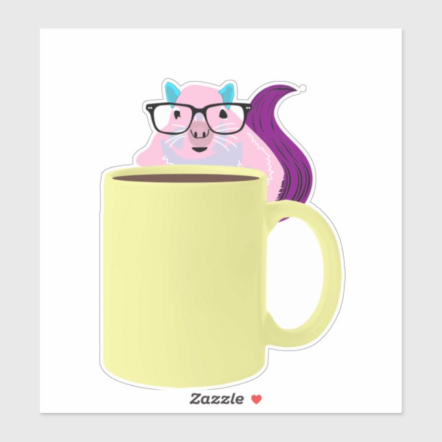 Sticker Naughty Squirrel #978 (Feuille)