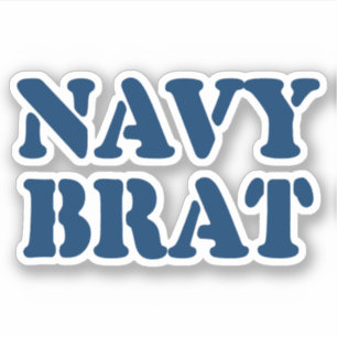 STICKER NAVY BRAT