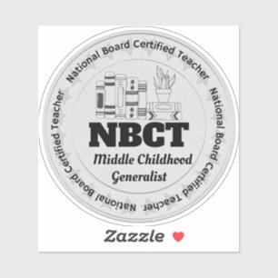 Sticker NBCT Conseil Certifié Enseignant Moyen Enfance